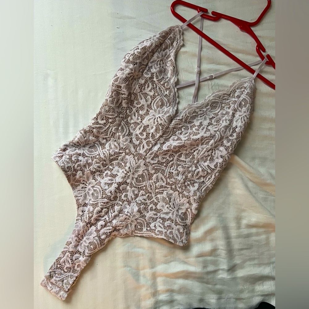 Lacey lingerie bodysuit